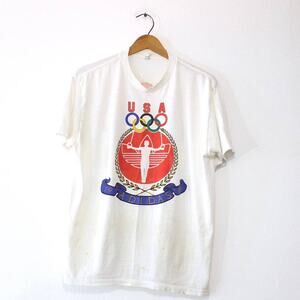 Vintage Adidas 1988 Olympics T Shirt XL